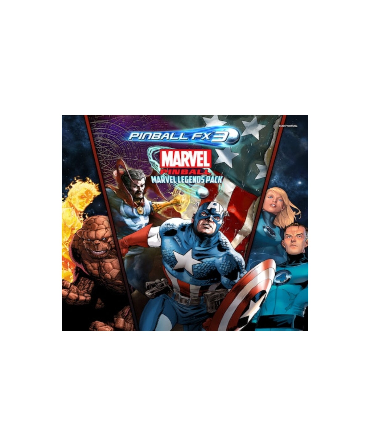 Pinball FX3 - Marvel Pinball - Marvel Legends Pack DLC Steam Key GLOBAL